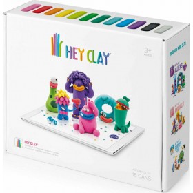 Hey Clay Claymates Τερατάκια Πολύχρωμος Πηλός Hey Clay Claymates Τερατάκια Πολύχρωμος Πηλός