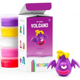 Hey Clay Claymates Aliens Volcano Πολύχρωμος Πηλός Hey Clay Claymates Aliens Volcano Πολύχρωμος Πηλός