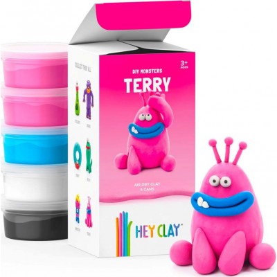 Hey Clay Claymates Monsters Terry Πολύχρωμος Πηλός