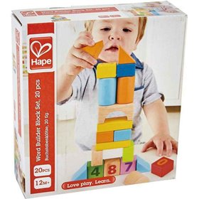 Hape Ξύλινα Εκπαιδευτικά Τουβλάκια Beech Block Count N' Build για 1+ Ετών 20τμχΚωδικός: E8388A 