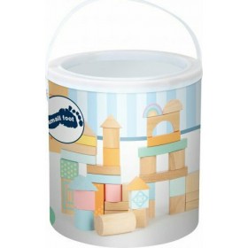 Small Foot Ξύλινα Τουβλάκια Παστέλ σε Κουβά για 1+ Ετών 50τμχΚωδικός: 11722 