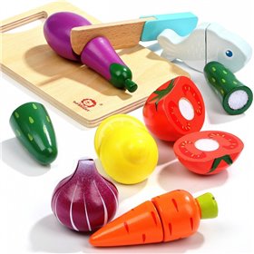 Top Bright Δίσκος Κοπής με Λαχανικά από Ξύλο για 3+ Ετών 9τμχΚωδικός: 120340  Top Bright Δίσκος Κοπής με Λαχανικά από Ξύλο για 3+ Ετών 9τμχΚωδικός: 120340