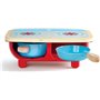 Hape Ξύλινη Παιδική Κουζίνα για 1.5+ Ετών 6τμχΚωδικός: E3170 