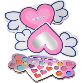Martinelia Super Girl Heart Palette, Glitter, Shimmer Lip Glosses &amp Glitter Creams