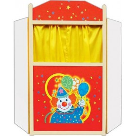 Ξύλινο Κουκλοθέατρο 107x63x32εκ