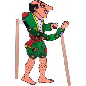 Φιγούρα Θεάτρου Σκιών Φιγούρα Καραγκιόζης (Διάφορα Σχέδια) 1τμχ