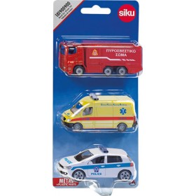 Siku Αυτοκινητάκια Σετ Ελληνικών Οχημάτων για 3+ Ετών