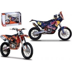 Bburago Μοτοσυκλέτα Red Bull KTM Motorcycle για 3+ Ετών (Διάφορα Σχέδια) 1τμχ