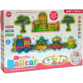 Τρενάκι Με Ράγες Πολύχρωμο