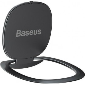 Baseus Invisible Ultra-Thin Ring Holder Κινητού σε Μαύρο χρώμα Baseus Invisible Ultra-Thin Ring Holder Κινητού σε Μαύρο χρώμα