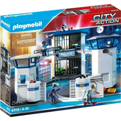 Playmobil City Action Αρχηγείο Αστυνομίας και Φυλακή Ασφαλείας για 4-10 ετών