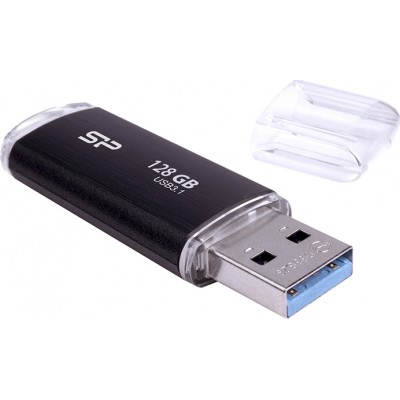 Silicon Power Blaze B02 128GB USB 3.1 Stick Μαύρο