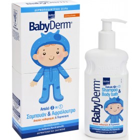Intermed Babyderm Απαλό 2 σε 1 Σαμπουάν & Αφρόλουτρο 300ml Intermed Babyderm Απαλό 2 σε 1 Σαμπουάν & Αφρόλουτρο 300ml
