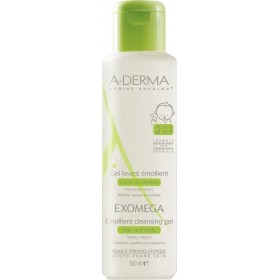 A-Derma Exomega Emollient Cleansing Gel 500ml A-Derma Exomega Emollient Cleansing Gel 500ml