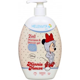 Helenvita Παιδικό Αφρόλουτρο &amp Σαμπουάν "Minnie Kids" με Ρόδι σε Μορφή Gel 500ml