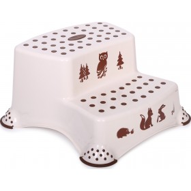 Lorelli Διπλό Βοηθητικό Σκαλοπατάκι Μπάνιου 1013055 Λευκό