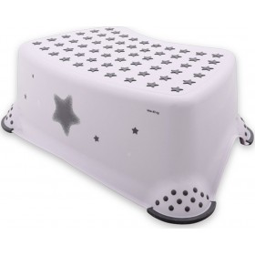 Lorelli Μονό Βοηθητικό Σκαλοπατάκι Μπάνιου Stars Λευκό