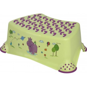 Lorelli Μονό Βοηθητικό Σκαλοπατάκι Μπάνιου Hippo Πράσινο