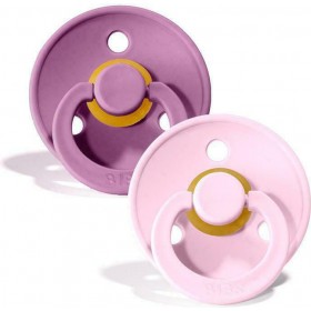 Bibs Πιπίλες Καουτσούκ για 0-6 μηνών Colour Lavender / Baby Pink 2τμχ Bibs Πιπίλες Καουτσούκ για 0-6 μηνών Colour Lavender / Baby Pink 2τμχ