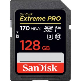 Sandisk Extreme Pro SDXC 128GB U3 V30 (170MB/s) Sandisk Extreme Pro SDXC 128GB U3 V30 (170MB/s)