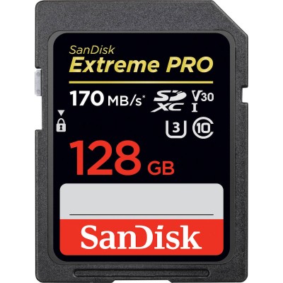 Sandisk Extreme Pro SDXC 128GB U3 V30 (170MB/s)