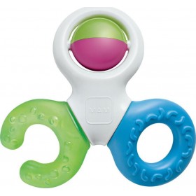 Mam Μασητική Κουδουνίστρα Οδοντοφυΐας με Gel από Σιλικόνη για 6 m+