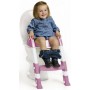 Thermobaby Παιδικό Κάθισμα Τουαλέτας Kidyloo με Σκληρή Επιφάνεια, Χερούλια και Σκαλοπάτι Γαλάζιο