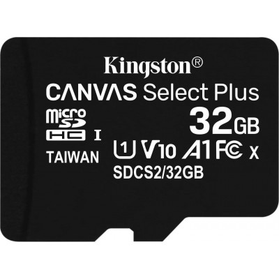 Kingston Canvas Select Plus microSDHC 32GB U1 V10 A1