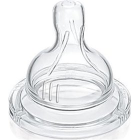 Philips Θηλές από Σιλικόνη Μεσαίας Ροής 2τμχ