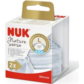 Nuk Nature Sense Θηλές από Σιλικόνη Μεγάλης Ροής 2τμχ