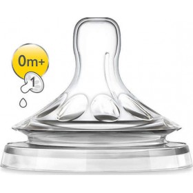 Philips Θηλές από Σιλικόνη Μικρής Ροής 2τμχ