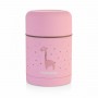 Miniland Βρεφικό Θερμός Φαγητού Silky Ανοξείδωτο Pink 600ml