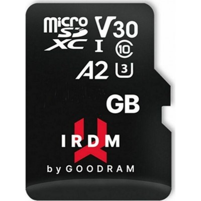 GoodRAM IRDM M2AA A2 microSDXC 32GB Class 10 U3 V30 A2 με αντάπτορα