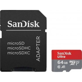 Sandisk Ultra microSDXC 64GB Class 10 U1 A1 with Adapter