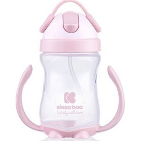 "Kikka Boo Παιδικό Ποτηράκι με Λαβές και Καλαμάκι ""Sippy"" από Πλαστικό Ροζ 300ml για 12m+" Kikka Boo Παιδικό Ποτηράκι με Λαβές και Καλαμάκι "Sippy" από Πλαστικό Ροζ 300ml για 12m+