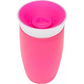 Munchkin Παιδικό Ποτηράκι "Miracle 360°" από Πλαστικό Ροζ 296ml για 12m+