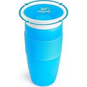 Munchkin Παιδικό Ποτηράκι "Miracle 360°" από Πλαστικό Μπλε 414ml για 18m+