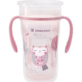 "Kikka Boo Παιδικό Ποτηράκι ""Sippy Cup 360°"" από Πλαστικό Ροζ 300ml για 12m+" Kikka Boo Παιδικό Ποτηράκι "Sippy Cup 360°" από Πλαστικό Ροζ 300ml για 12m+