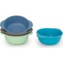 Bobo &amp boo Snack Bamboo Bowls Blue 4τμχ