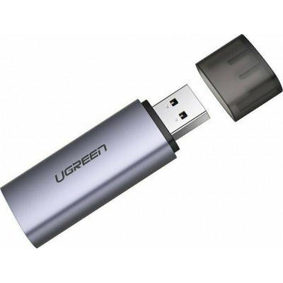 Ugreen Card Reader USB 3.0 για SD/microSD ΓκριΚωδικός: 60723 