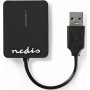 Nedis Card Reader USB 2.0 για SD/microSD/MemoryStickΚωδικός: CRDRU2300BK 