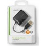 Nedis Card Reader USB 2.0 για SD/microSD/MemoryStickΚωδικός: CRDRU2300BK 