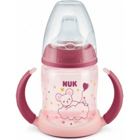 Nuk First Choice Μπιμπερό Εκπαίδευσης 6m+ Rose &amp Blue 150ml