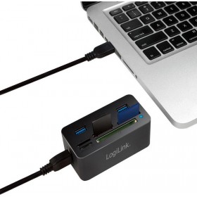 LogiLink Card Reader USB 3.0 για SD/microSD/MemoryStick/CompactFlashΚωδικός: CR0042  LogiLink Card Reader USB 3.0 για SD/microSD/MemoryStick/CompactFlashΚωδικός: CR0042