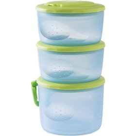 Chicco Δοχείο Πράσινο από Πλαστικό για 6+ μηνών 3τμχ Chicco Δοχείο Πράσινο από Πλαστικό για 6+ μηνών 3τμχ