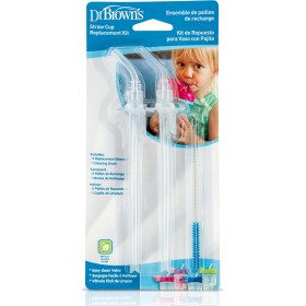 Dr. Brown's Ανταλλακτικά Καλαμάκια Διάφανα από Σιλικόνη για 6+ μηνών 2τμχ Dr. Brown's Ανταλλακτικά Καλαμάκια Διάφανα από Σιλικόνη για 6+ μηνών 2τμχ