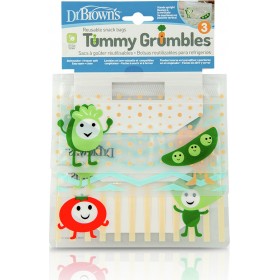 "Dr. Brown's Θήκη Τροφίμων Πολύχρωμη ""Tummy Grumbles "" από Πλαστικό 3τμχ" Dr. Brown's Θήκη Τροφίμων Πολύχρωμη "Tummy Grumbles " από Πλαστικό 3τμχ