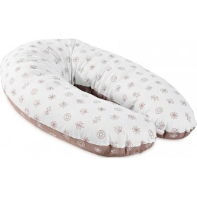 Lorelli Μαξιλάρι Εγκυμοσύνης και Ριλάξ Abstract Leaves Grey & Beige 190cm Lorelli Μαξιλάρι Εγκυμοσύνης και Ριλάξ Abstract Leaves Grey & Beige 190cm