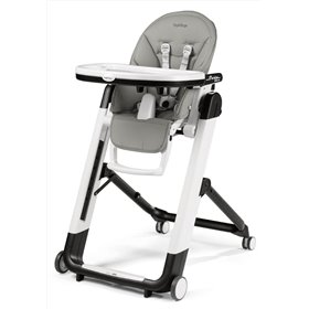 Peg Perego Αναδιπλούμενο Καρεκλάκι Φαγητού με Ροδάκια Siesta Με Σκελετό από Μέταλλο &amp Θέση από Δερματίνη