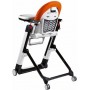 Peg Perego Αναδιπλούμενο Καρεκλάκι Φαγητού με Ροδάκια Siesta Με Σκελετό από Μέταλλο &amp Θέση από Δερματίνη
